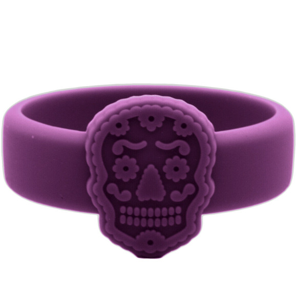 6 Pack Set Modelo Sugar Skull Bottle Markers Bottleneck Drink Tags Glass Markers - Picture 9 of 14